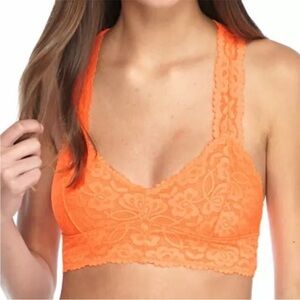 Free People Small Galloon Racerback Lace Bralette in Creamsicle (see all photos)